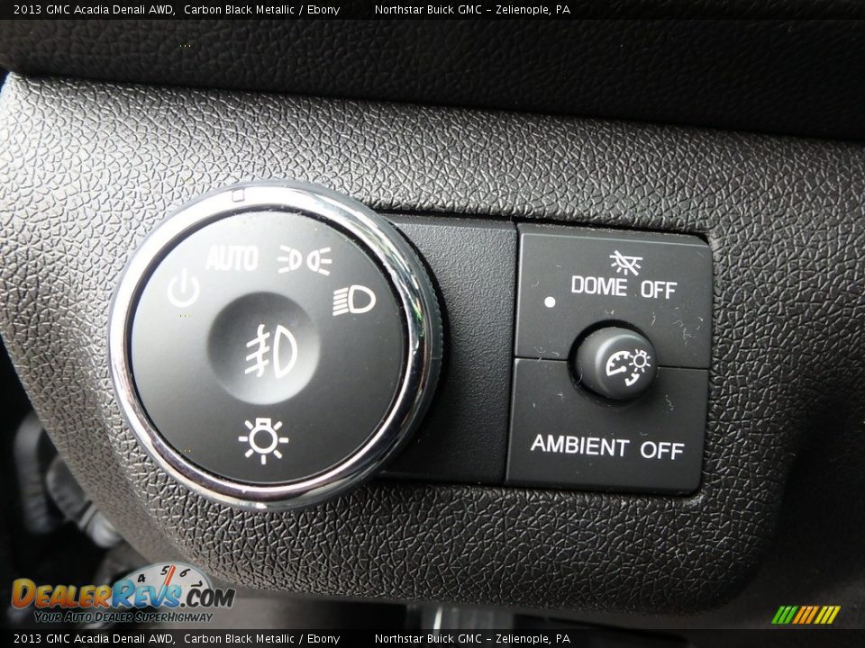 2013 GMC Acadia Denali AWD Carbon Black Metallic / Ebony Photo #24
