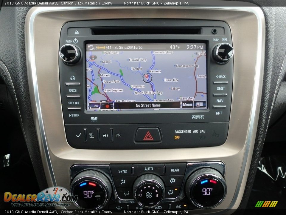 2013 GMC Acadia Denali AWD Carbon Black Metallic / Ebony Photo #27