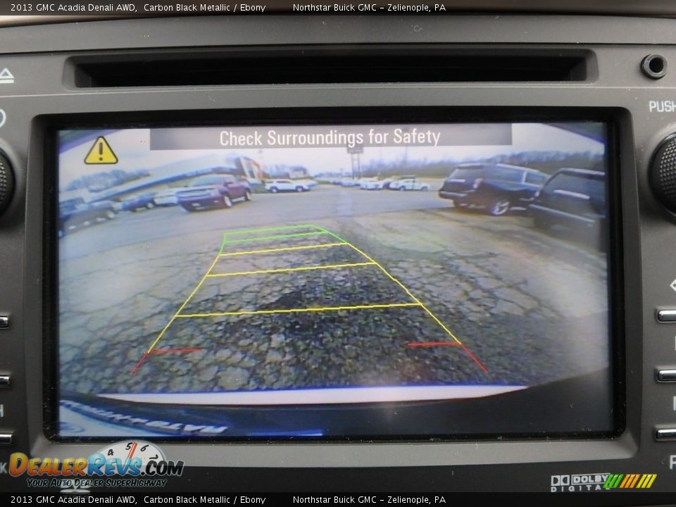 2013 GMC Acadia Denali AWD Carbon Black Metallic / Ebony Photo #28