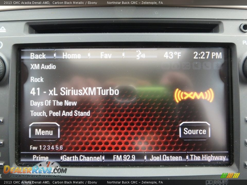 2013 GMC Acadia Denali AWD Carbon Black Metallic / Ebony Photo #29