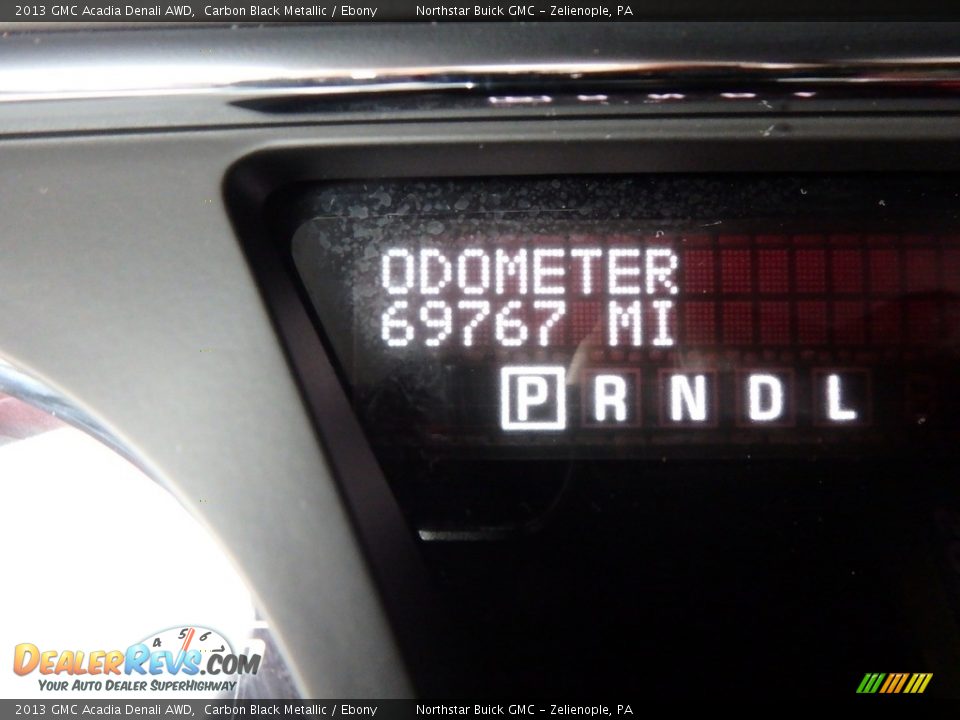2013 GMC Acadia Denali AWD Carbon Black Metallic / Ebony Photo #30