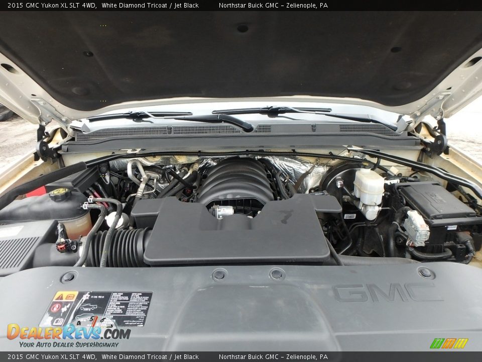 2015 GMC Yukon XL SLT 4WD White Diamond Tricoat / Jet Black Photo #3