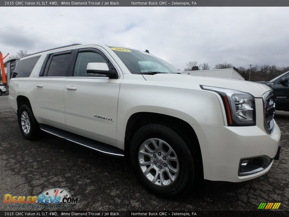 2015 GMC Yukon XL SLT 4WD White Diamond Tricoat / Jet Black Photo #4