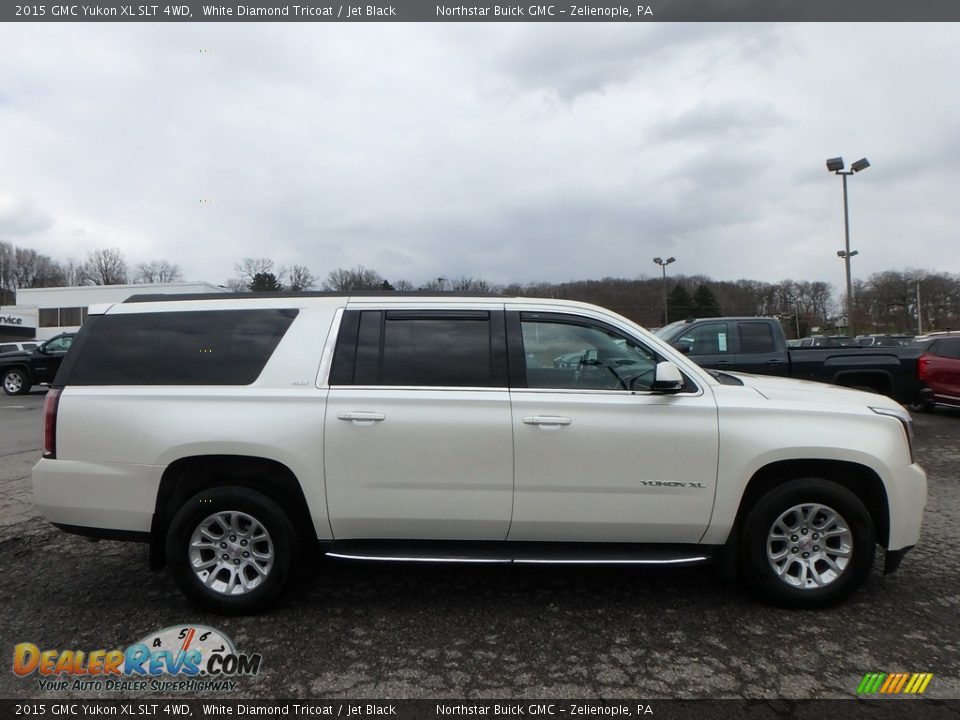 2015 GMC Yukon XL SLT 4WD White Diamond Tricoat / Jet Black Photo #5