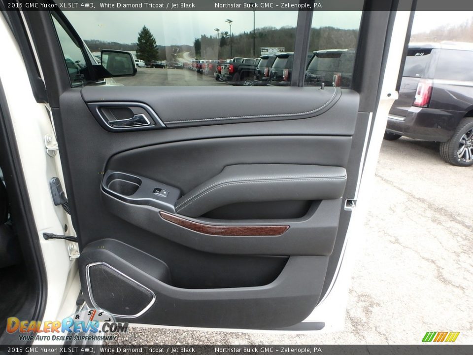 2015 GMC Yukon XL SLT 4WD White Diamond Tricoat / Jet Black Photo #7