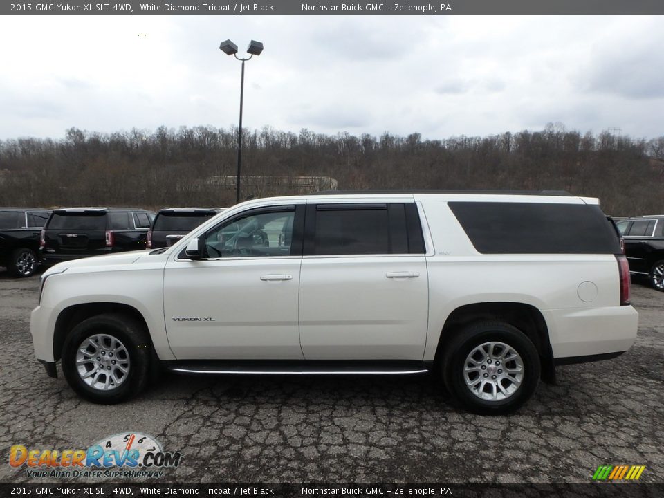 2015 GMC Yukon XL SLT 4WD White Diamond Tricoat / Jet Black Photo #12