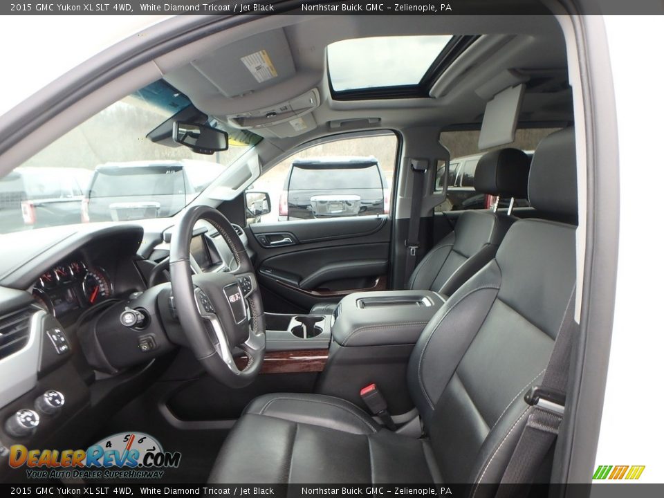 2015 GMC Yukon XL SLT 4WD White Diamond Tricoat / Jet Black Photo #14