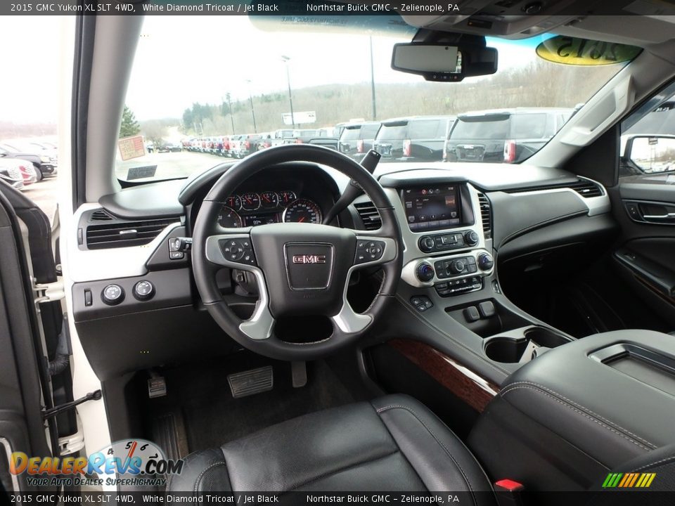 2015 GMC Yukon XL SLT 4WD White Diamond Tricoat / Jet Black Photo #17