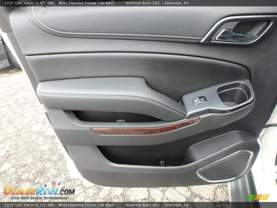 2015 GMC Yukon XL SLT 4WD White Diamond Tricoat / Jet Black Photo #19