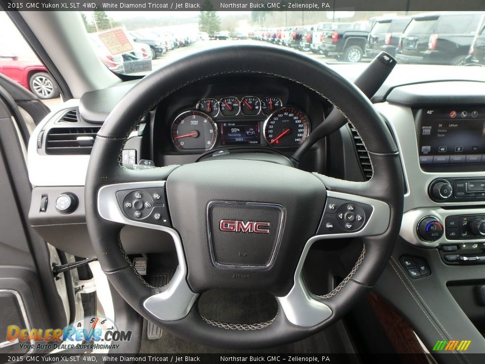 2015 GMC Yukon XL SLT 4WD White Diamond Tricoat / Jet Black Photo #25
