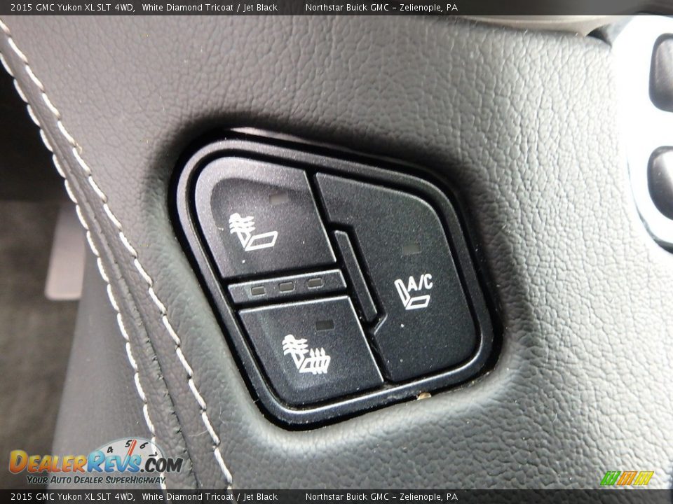 2015 GMC Yukon XL SLT 4WD White Diamond Tricoat / Jet Black Photo #26