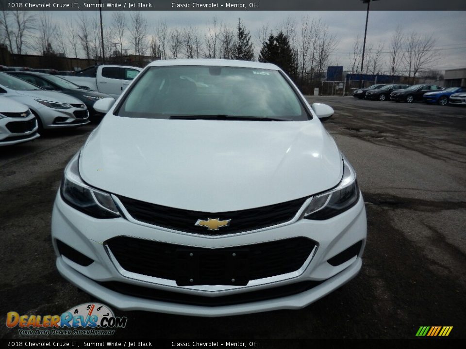 2018 Chevrolet Cruze LT Summit White / Jet Black Photo #2