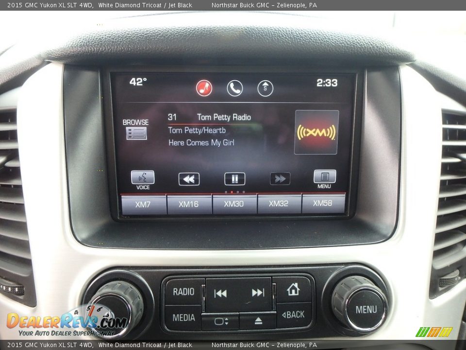 2015 GMC Yukon XL SLT 4WD White Diamond Tricoat / Jet Black Photo #27