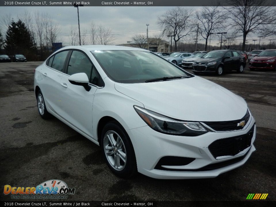2018 Chevrolet Cruze LT Summit White / Jet Black Photo #3