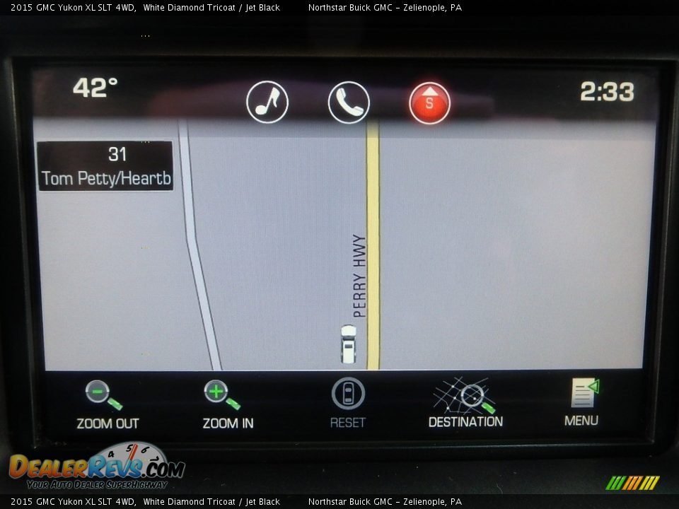 2015 GMC Yukon XL SLT 4WD White Diamond Tricoat / Jet Black Photo #29