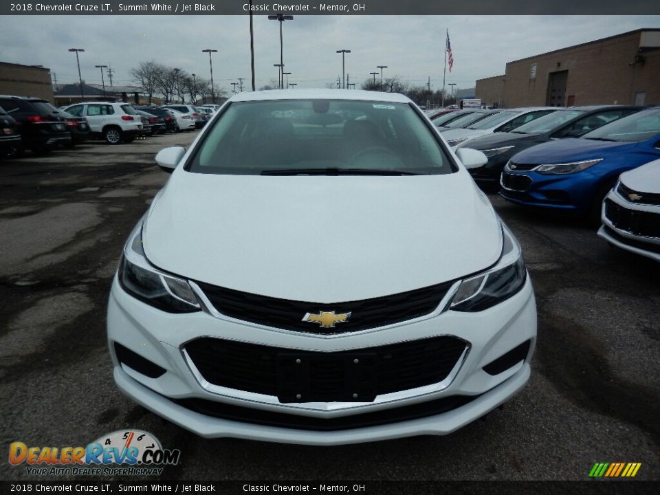 2018 Chevrolet Cruze LT Summit White / Jet Black Photo #2