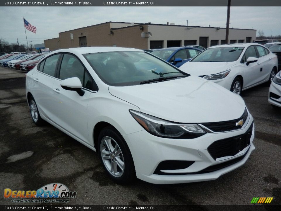 2018 Chevrolet Cruze LT Summit White / Jet Black Photo #3