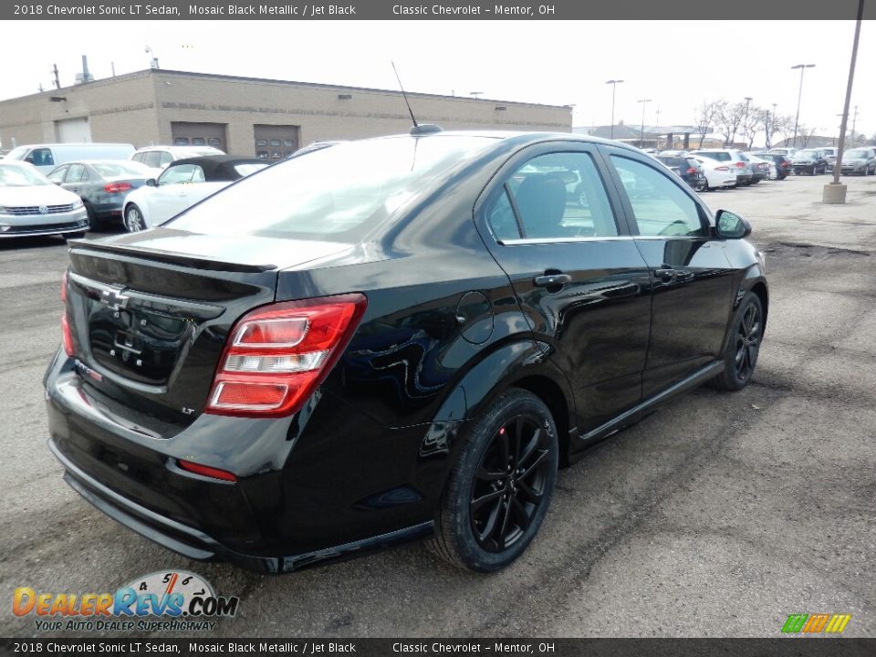 2018 Chevrolet Sonic LT Sedan Mosaic Black Metallic / Jet Black Photo #4
