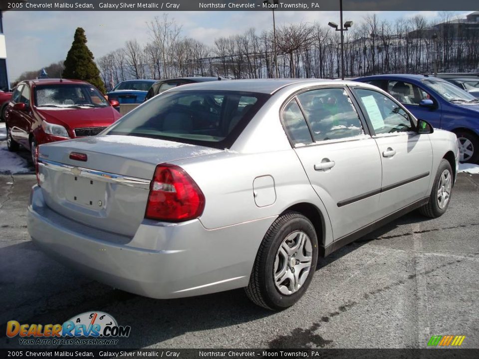 2005 Chevrolet Malibu Sedan Galaxy Silver Metallic / Gray Photo #3