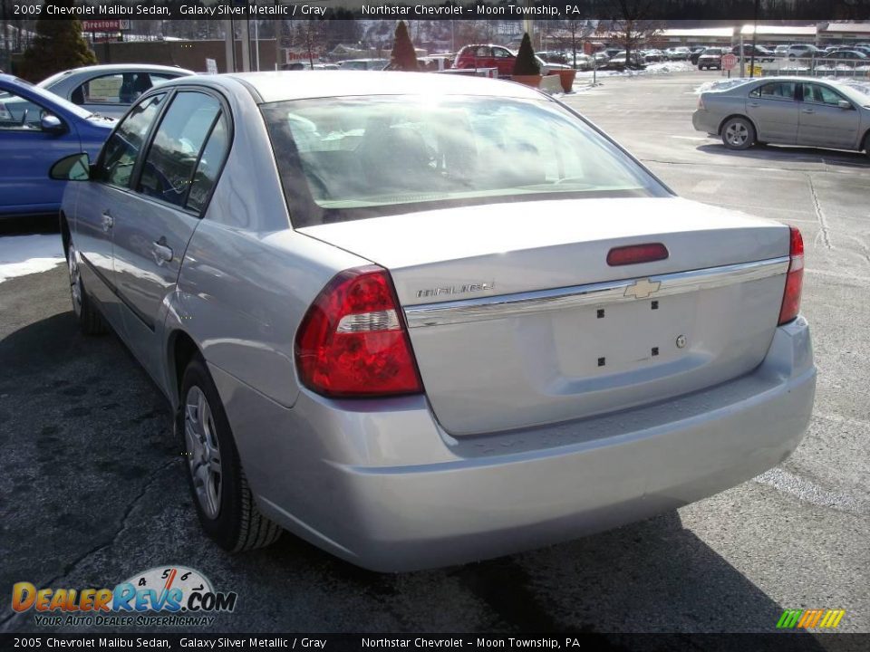 2005 Chevrolet Malibu Sedan Galaxy Silver Metallic / Gray Photo #5