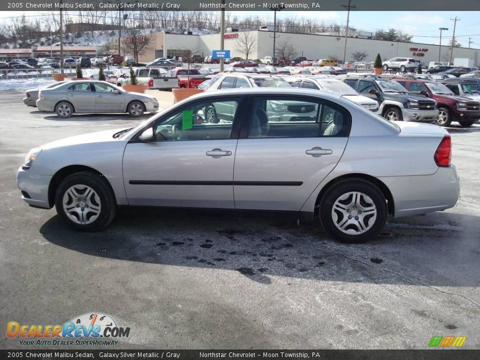 2005 Chevrolet Malibu Sedan Galaxy Silver Metallic / Gray Photo #6