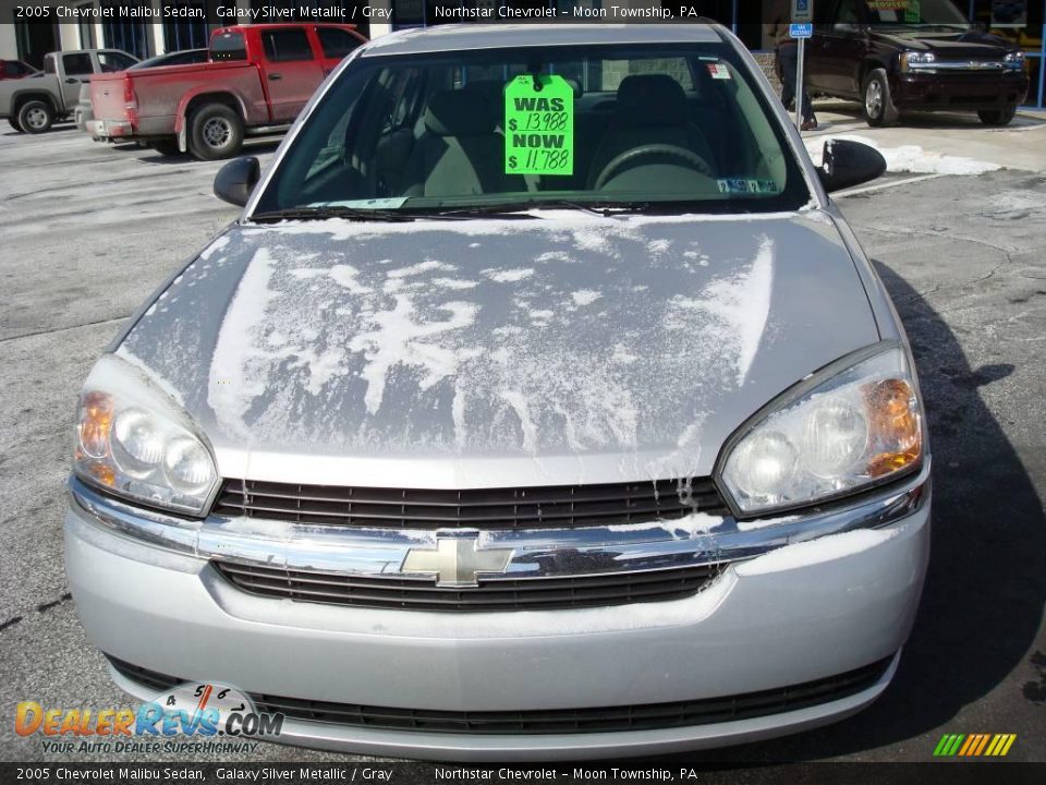 2005 Chevrolet Malibu Sedan Galaxy Silver Metallic / Gray Photo #8