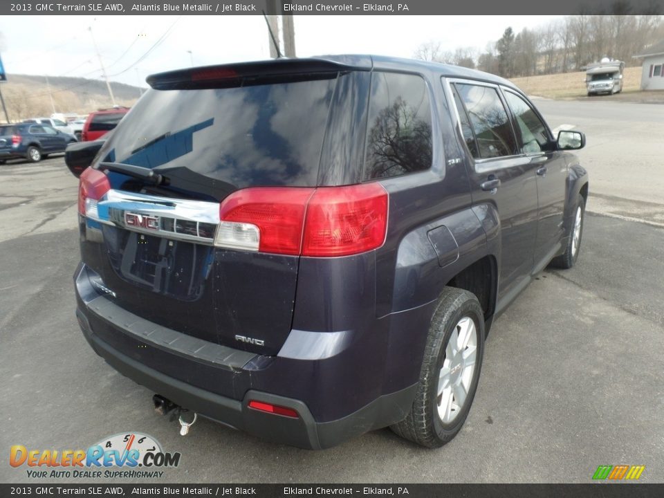 2013 GMC Terrain SLE AWD Atlantis Blue Metallic / Jet Black Photo #7