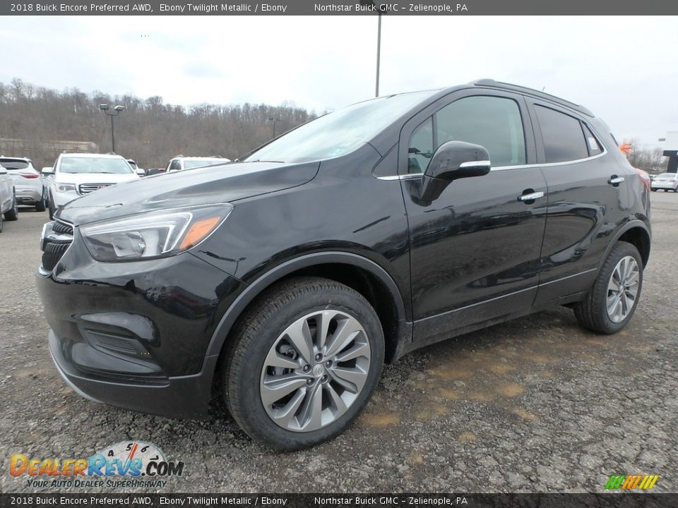 2018 Buick Encore Preferred AWD Ebony Twilight Metallic / Ebony Photo #1