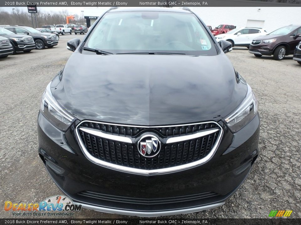 2018 Buick Encore Preferred AWD Ebony Twilight Metallic / Ebony Photo #2