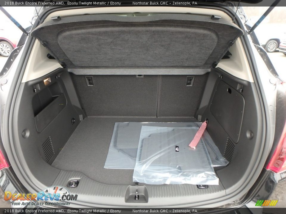 2018 Buick Encore Preferred AWD Ebony Twilight Metallic / Ebony Photo #7