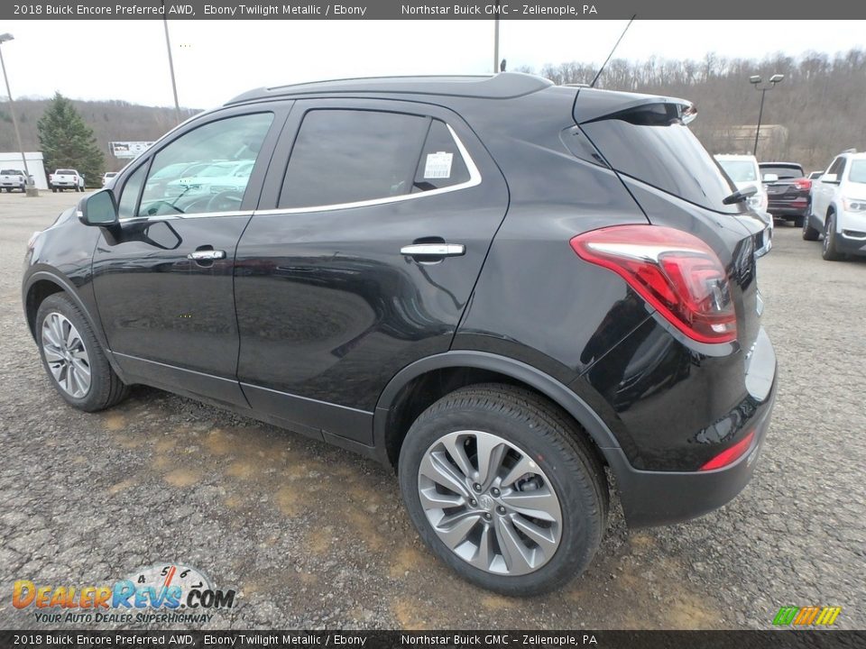 2018 Buick Encore Preferred AWD Ebony Twilight Metallic / Ebony Photo #8