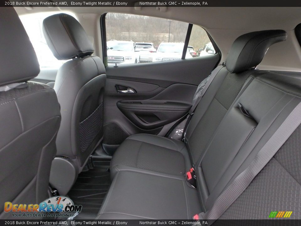 2018 Buick Encore Preferred AWD Ebony Twilight Metallic / Ebony Photo #12