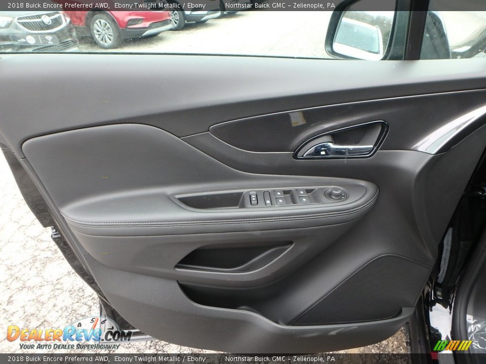 2018 Buick Encore Preferred AWD Ebony Twilight Metallic / Ebony Photo #14
