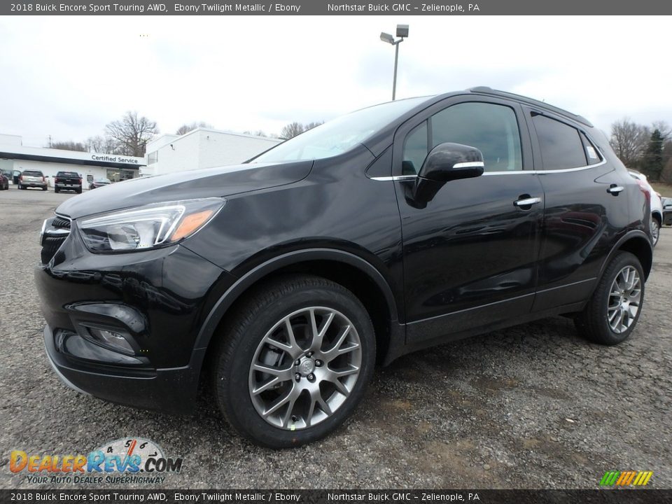 2018 Buick Encore Sport Touring AWD Ebony Twilight Metallic / Ebony Photo #1