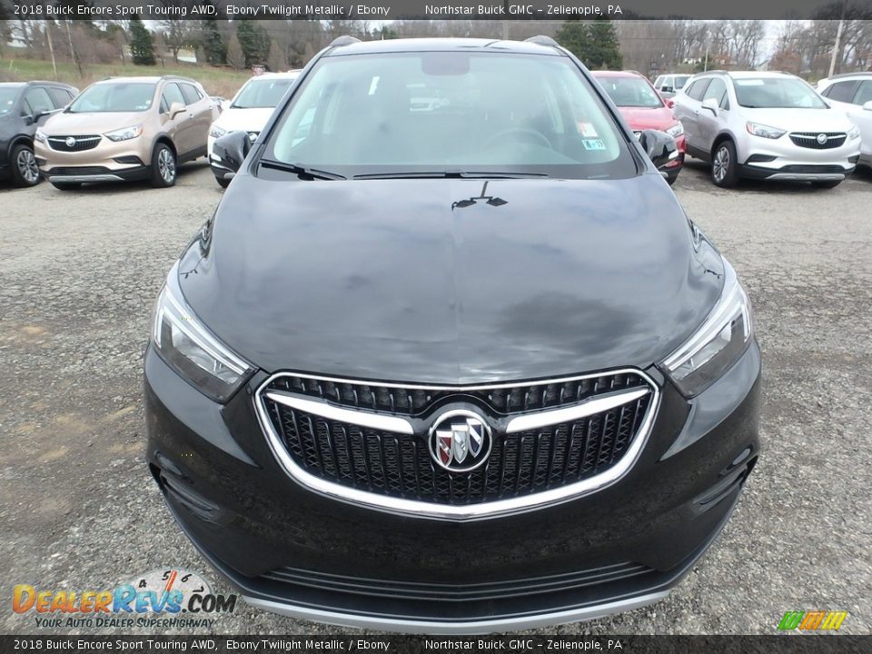 2018 Buick Encore Sport Touring AWD Ebony Twilight Metallic / Ebony Photo #2