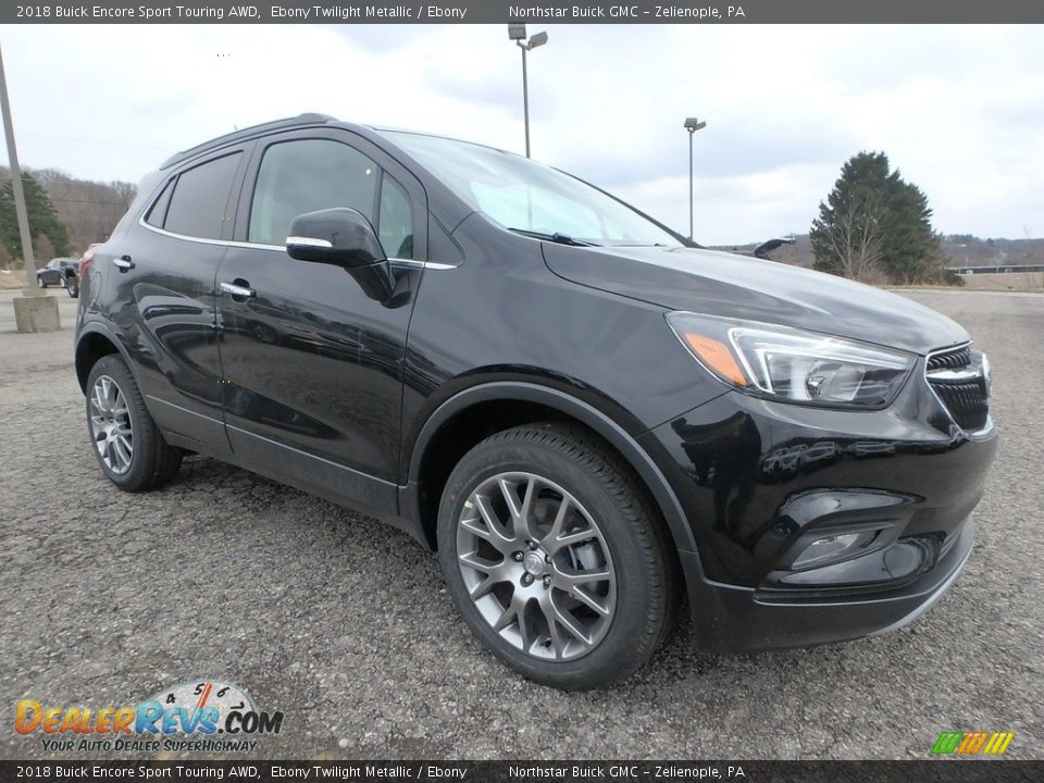 2018 Buick Encore Sport Touring AWD Ebony Twilight Metallic / Ebony Photo #3