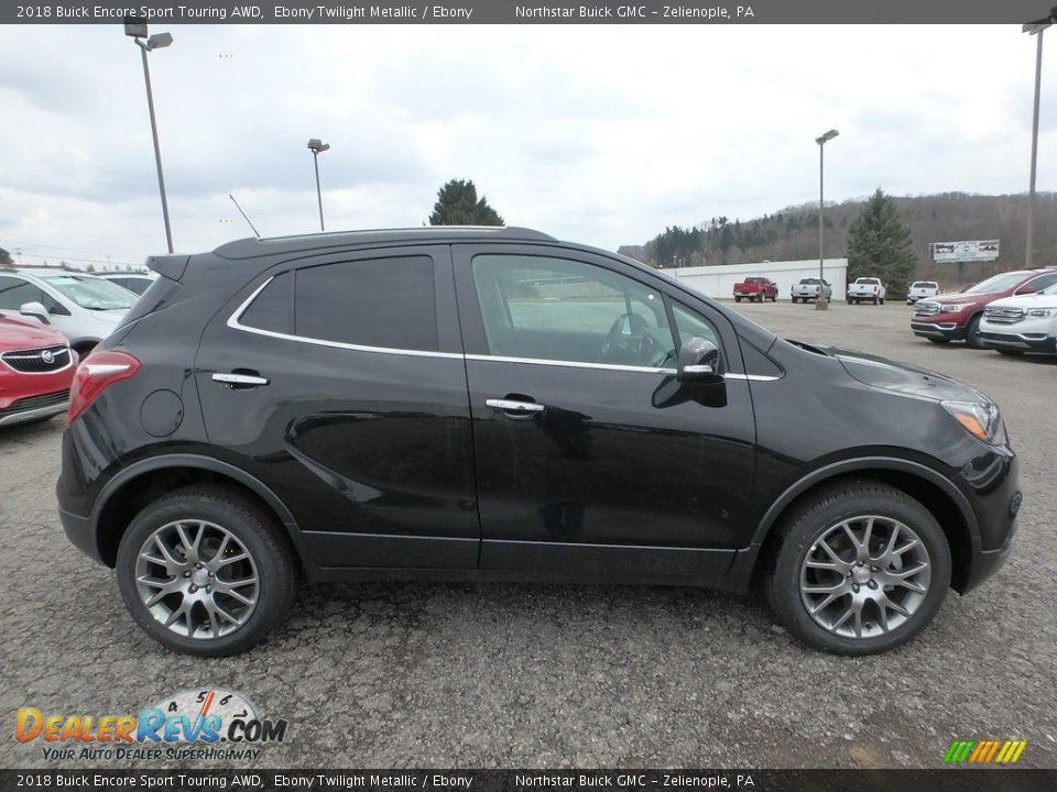 2018 Buick Encore Sport Touring AWD Ebony Twilight Metallic / Ebony Photo #4