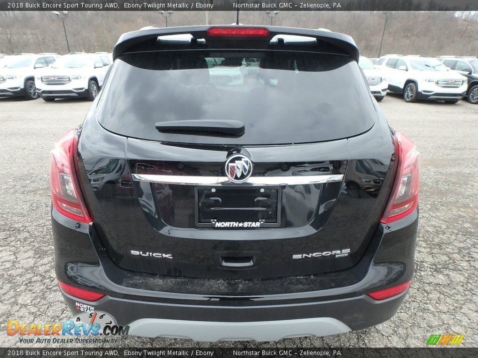 2018 Buick Encore Sport Touring AWD Ebony Twilight Metallic / Ebony Photo #6