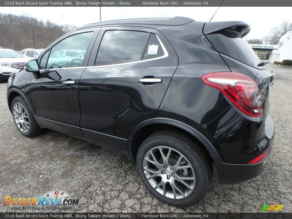 2018 Buick Encore Sport Touring AWD Ebony Twilight Metallic / Ebony Photo #8