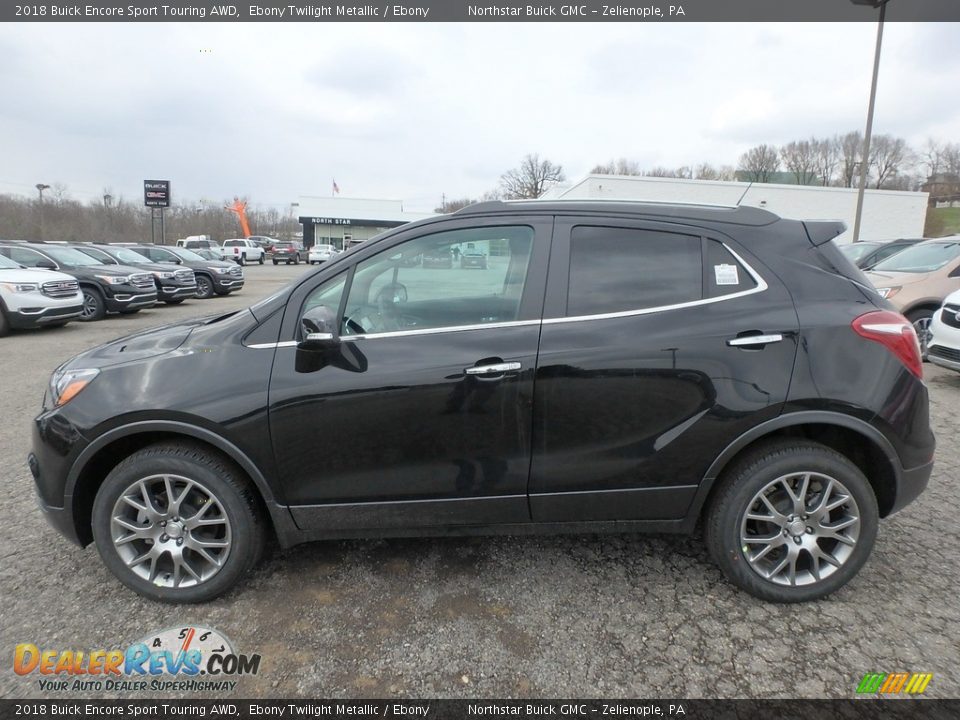 2018 Buick Encore Sport Touring AWD Ebony Twilight Metallic / Ebony Photo #9
