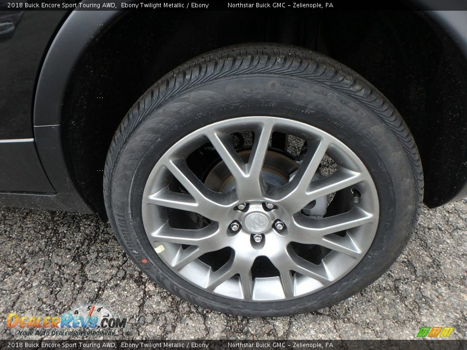 2018 Buick Encore Sport Touring AWD Ebony Twilight Metallic / Ebony Photo #10