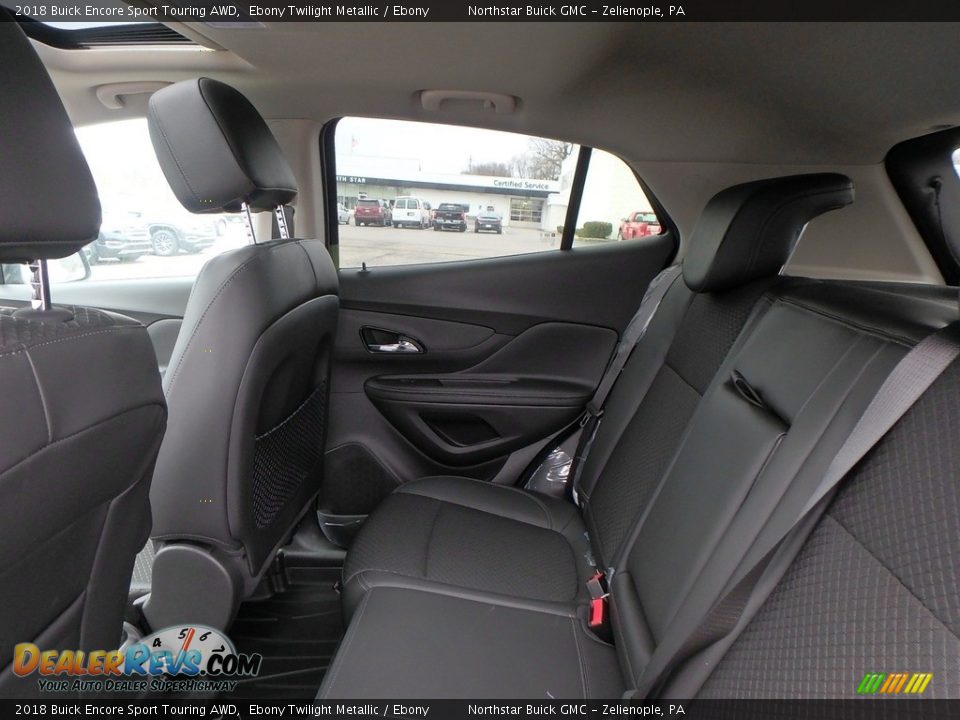 2018 Buick Encore Sport Touring AWD Ebony Twilight Metallic / Ebony Photo #12