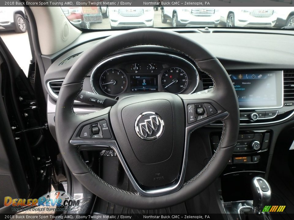 2018 Buick Encore Sport Touring AWD Ebony Twilight Metallic / Ebony Photo #18