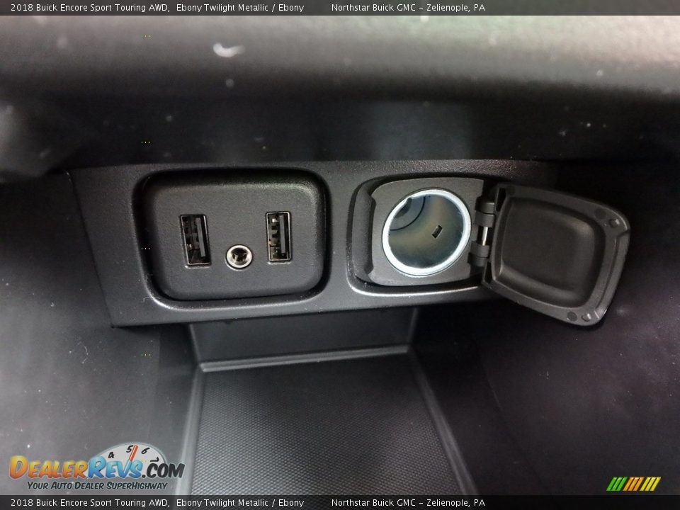 2018 Buick Encore Sport Touring AWD Ebony Twilight Metallic / Ebony Photo #20