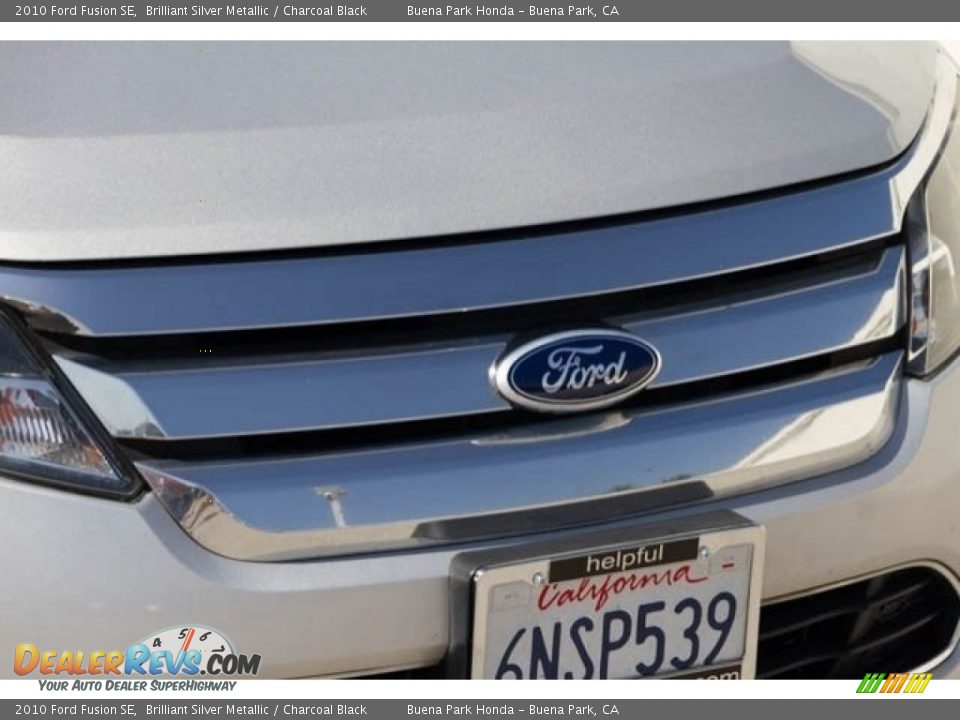 2010 Ford Fusion SE Brilliant Silver Metallic / Charcoal Black Photo #8