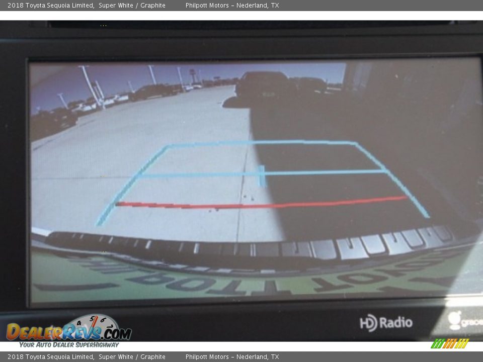 2018 Toyota Sequoia Limited Super White / Graphite Photo #16