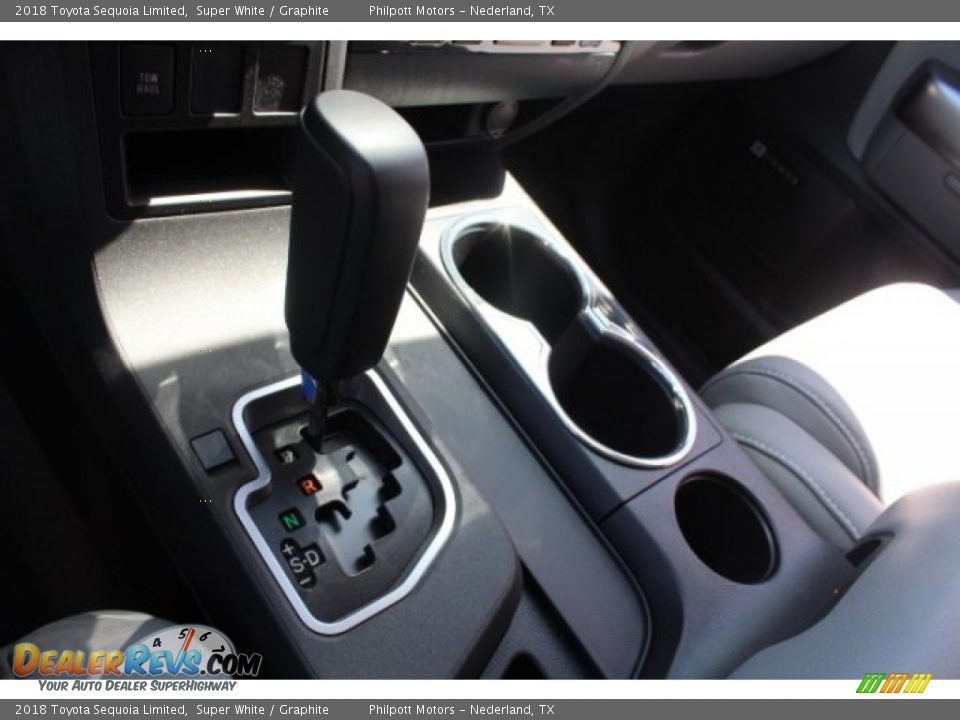 2018 Toyota Sequoia Limited Super White / Graphite Photo #19