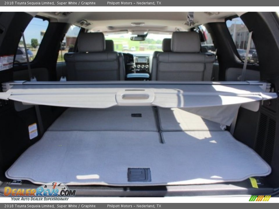 2018 Toyota Sequoia Limited Super White / Graphite Photo #29