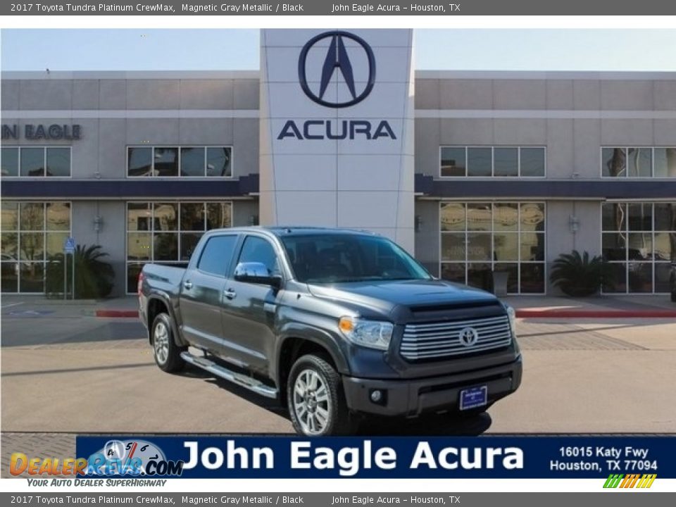 2017 Toyota Tundra Platinum CrewMax Magnetic Gray Metallic / Black Photo #1