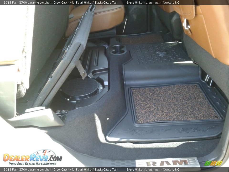 Rear Seat of 2018 Ram 2500 Laramie Longhorn Crew Cab 4x4 Photo #16
